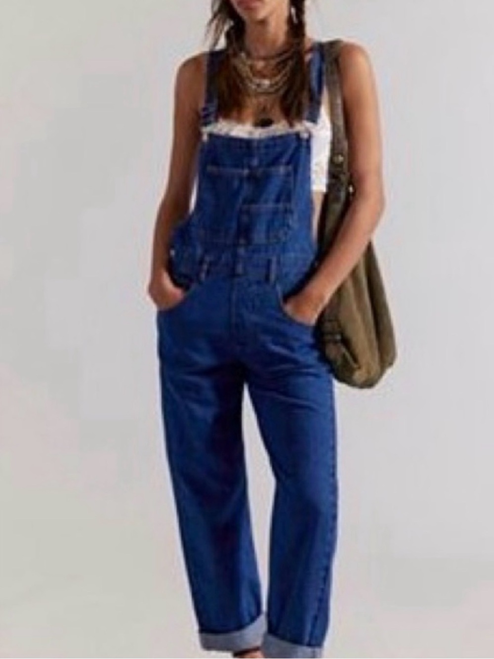 ****Free People Ziggy Overalls NWOT LARGE*****